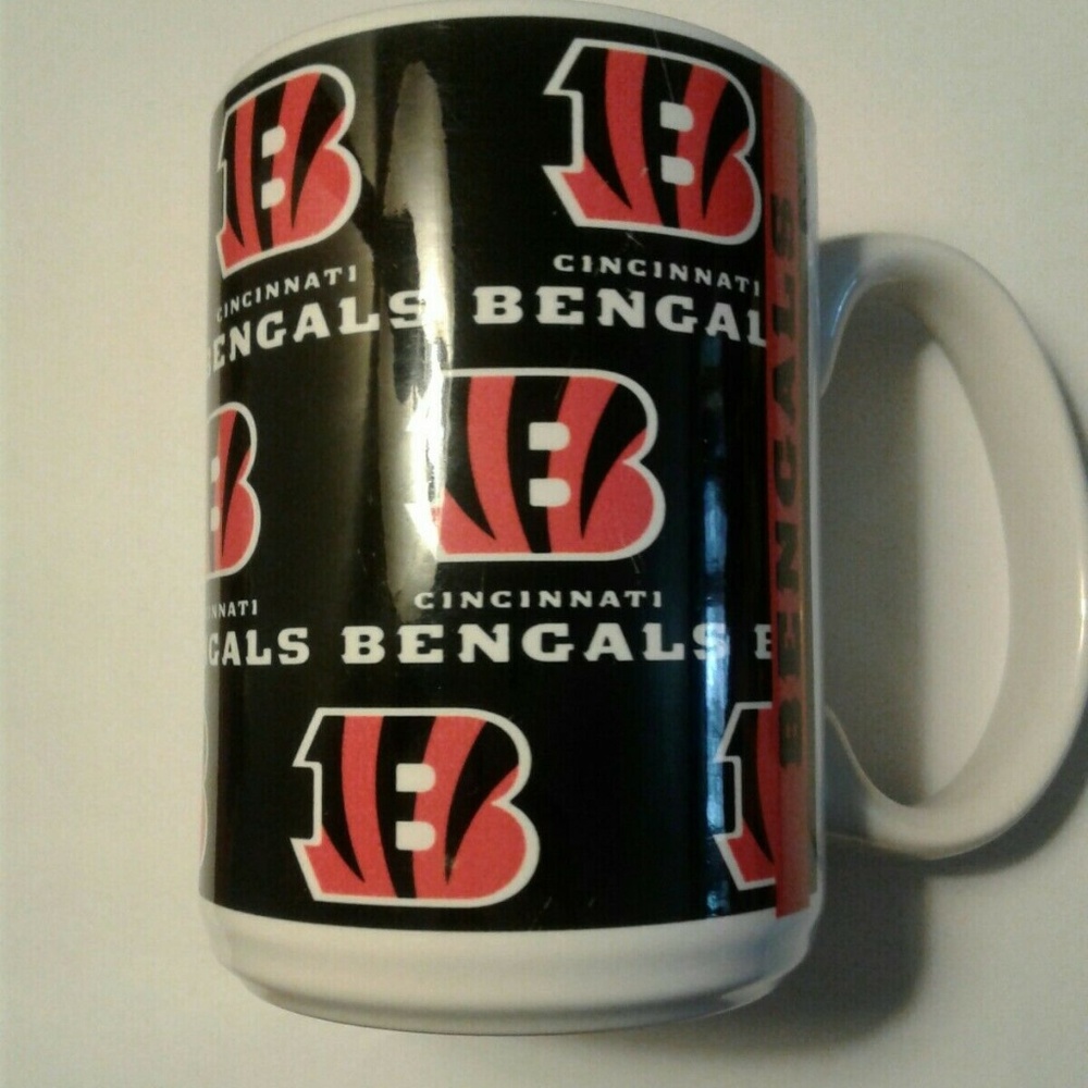 Cincinnati Bengals Coffee Mug Cup black orange foo